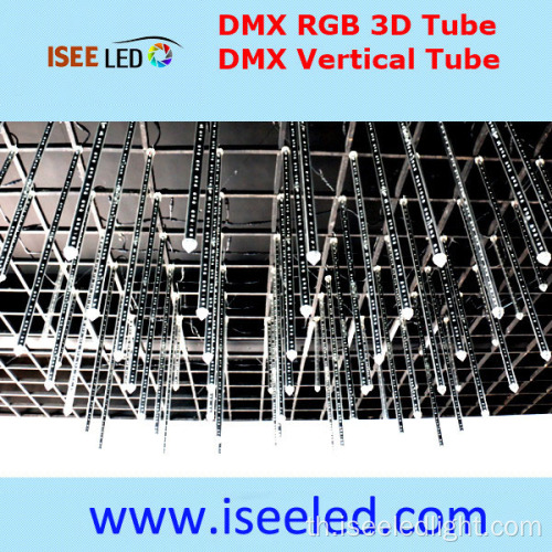 ผลึก 3D RGB Pixel Led Tube สำหรับบาร์